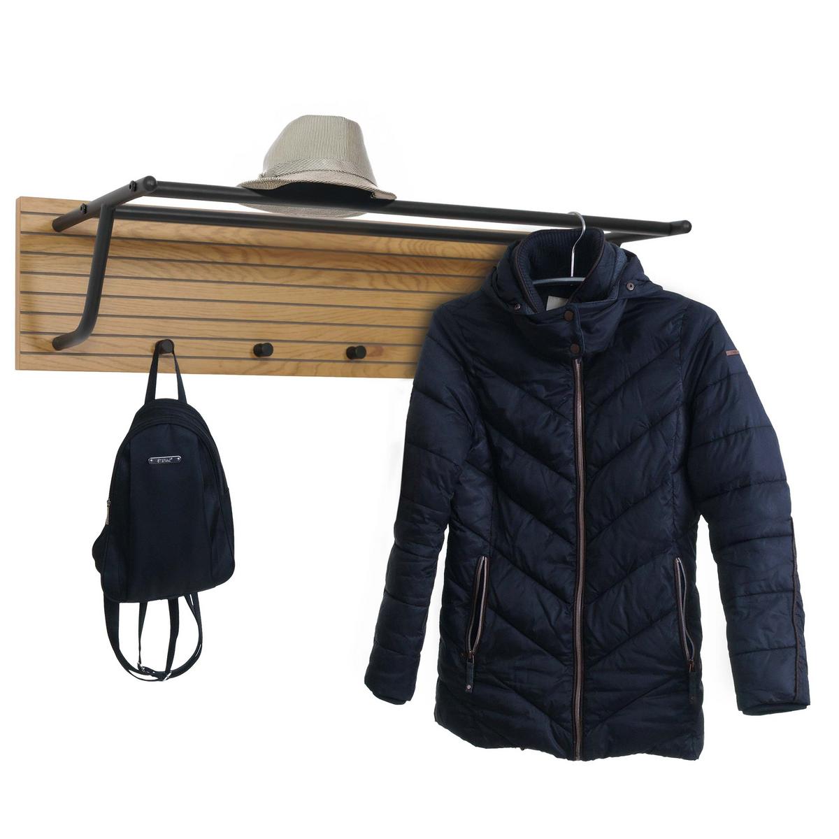 WANDGARDEROBE Braun - Braun, Holz (80/20/27cm) - MCW