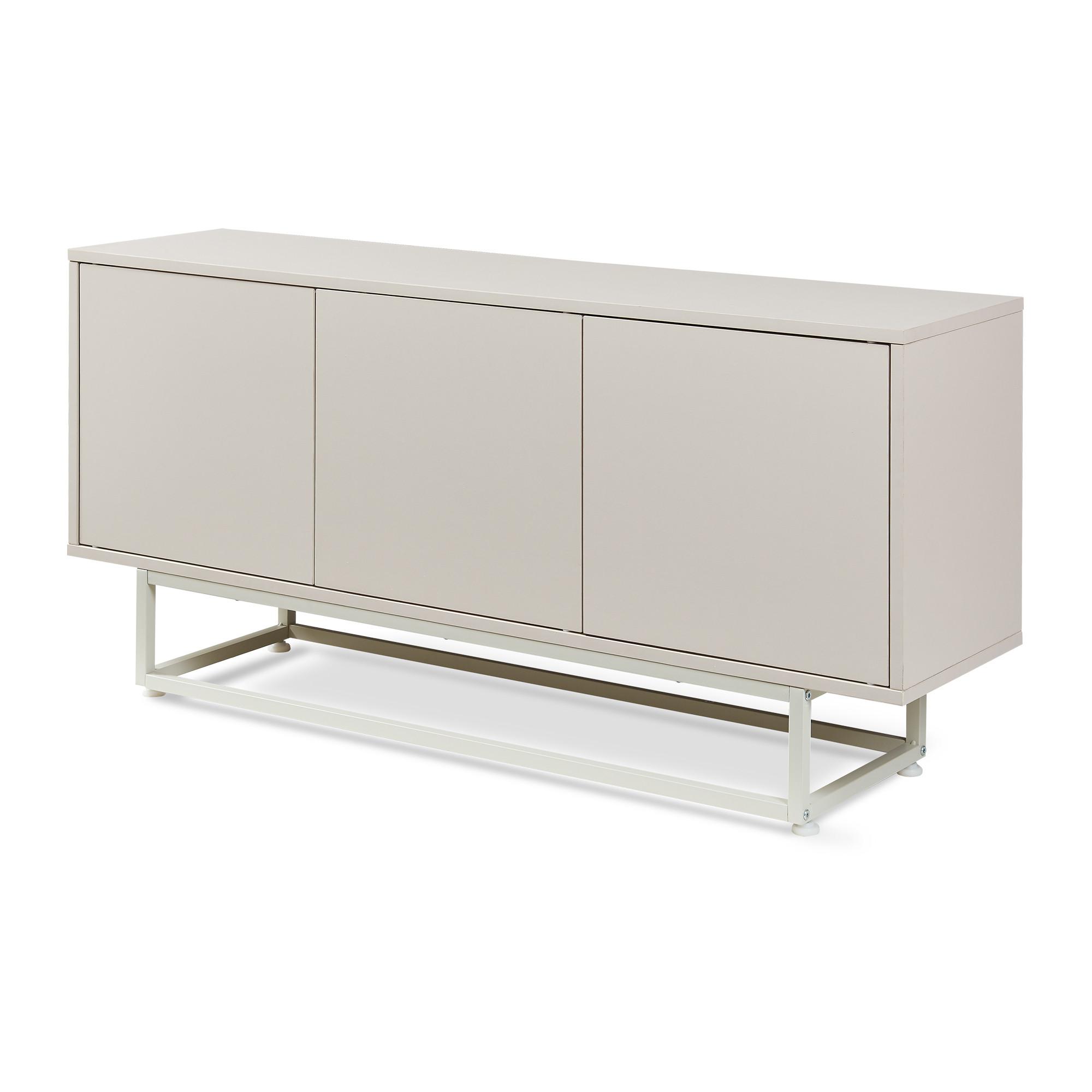 SIDEBOARD Boxholm - Beige, Holzwerkstoff/Metall (120/55/30cm) - [en.casa]