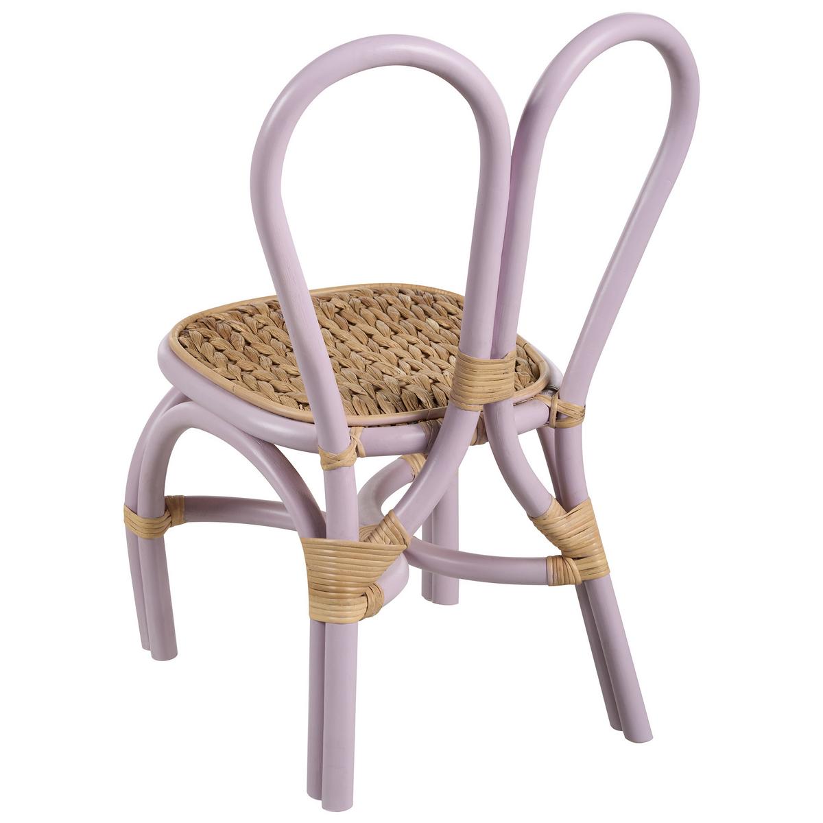 KINDERSESSEL Violett Desimi - Violett, Naturmaterialien (38/60/38cm) - Beliani