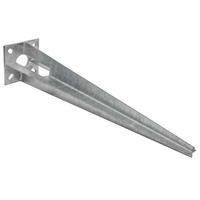 EINSCHLAGBODENHÜLSE 50cm Bodenhülse Ø36 mm - Silberfarben, Metall (50/9.5cm) - Niederberg Metall
