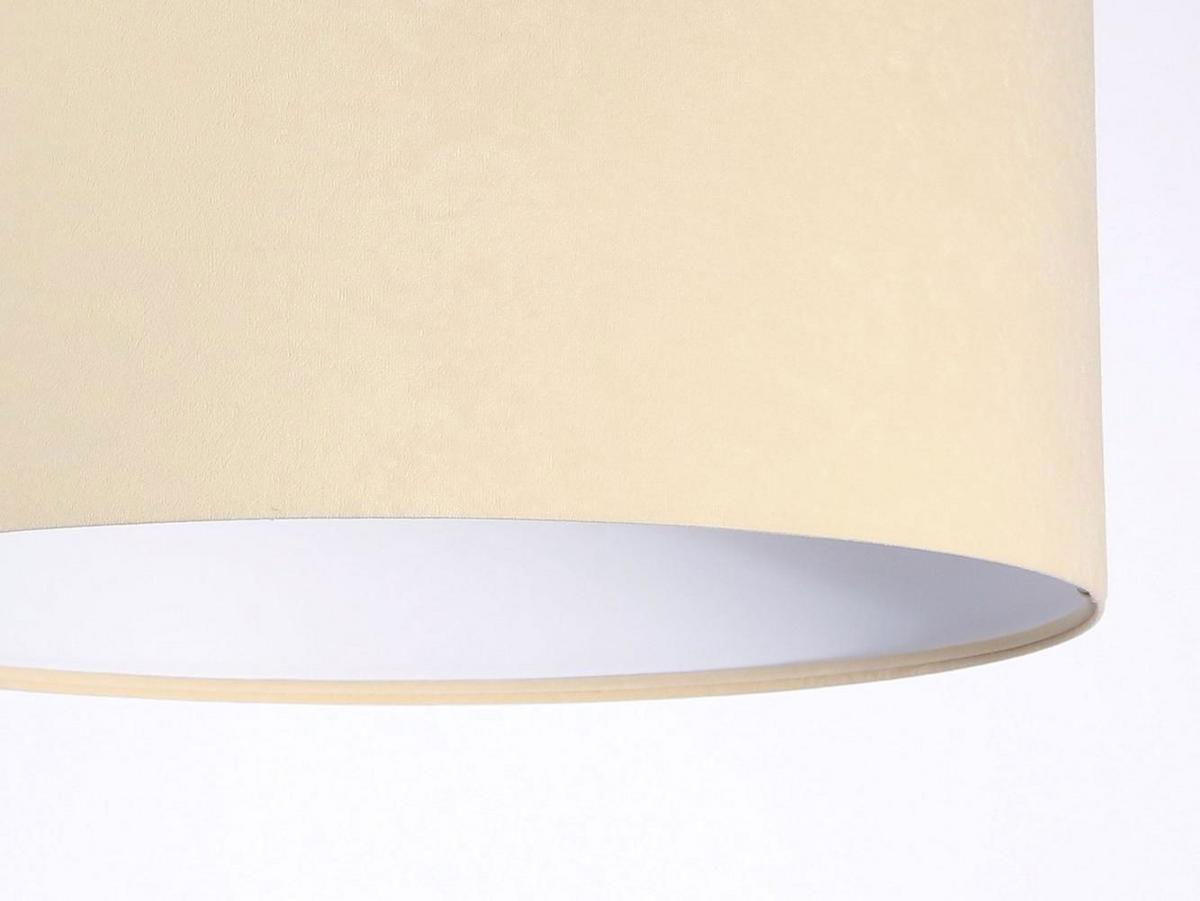 HÄNGELEUCHTE Weiß 50/25 cm - Beige/Weiß, Kunststoff (50/0.8/25cm) - ONZENO