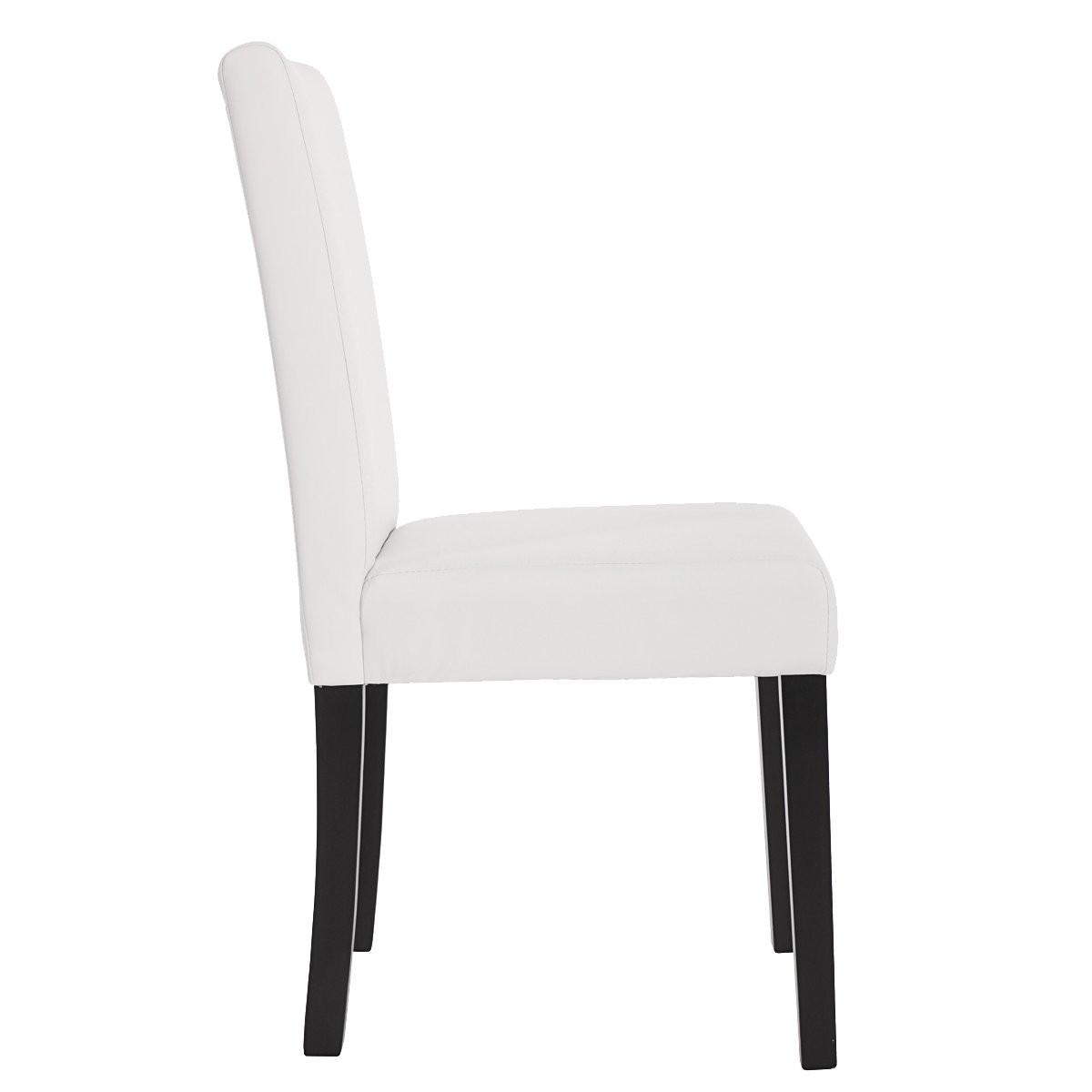 ESSZIMMERSTUHL Weiß 2er-Set - Weiß, Textil (43/90/56cm) - MCW