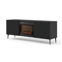 KOMMODE Schwarz 170/63/42 - Schwarz, Holzwerkstoff (170/63/42cm) - RAUMHIRSCH FURNITURE