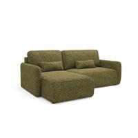 ECKSOFA Lazare 3 Sitzplätze Grün - Grün, Holz (217/148cm) - Petits-meubles
