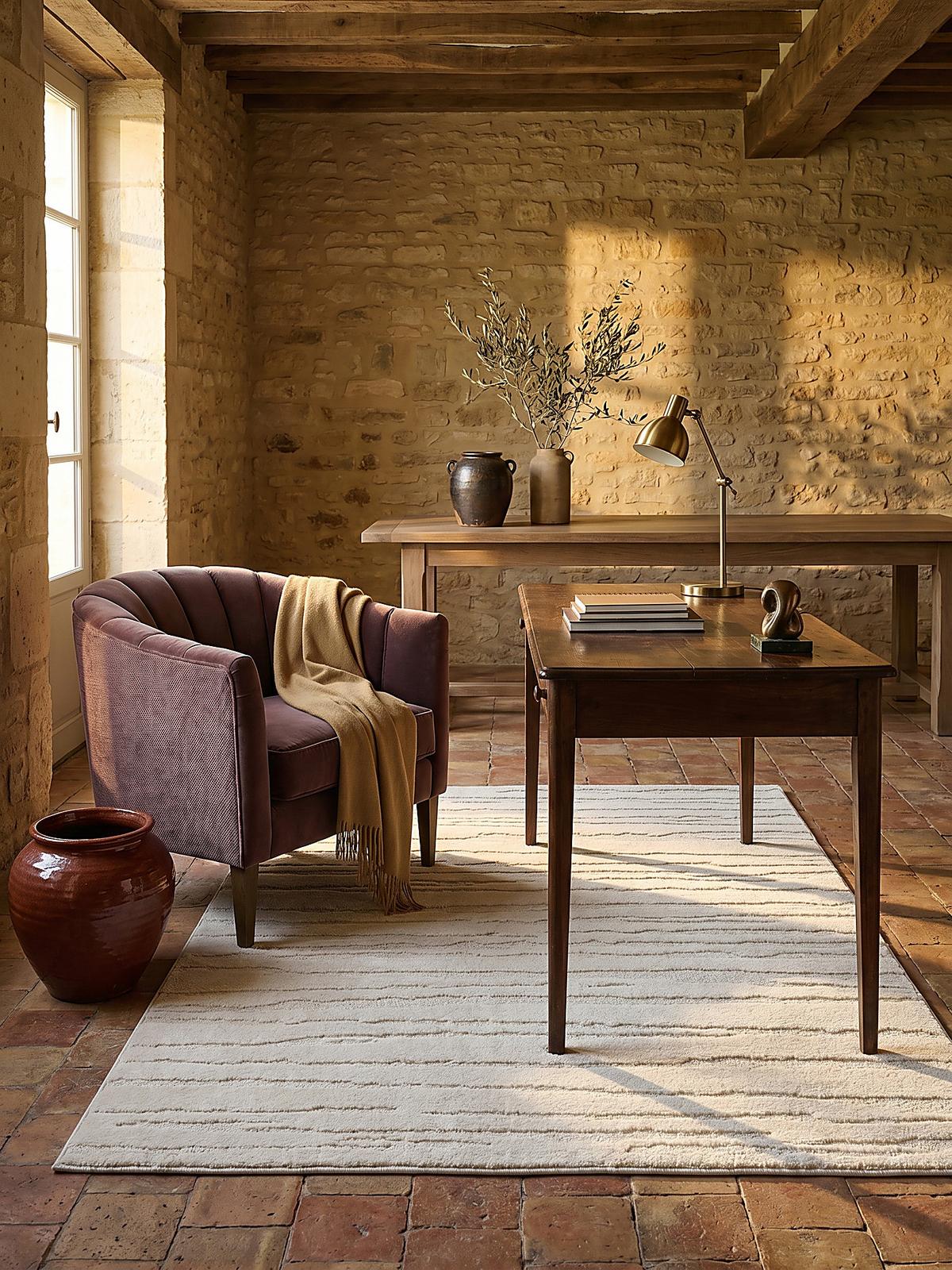 KURZFLORTEPPICH Abstrakt CETINA Polypropylen Creme 140 x 200 cm - Beige, Textil (140/200cm) - KADIMA DESIGN