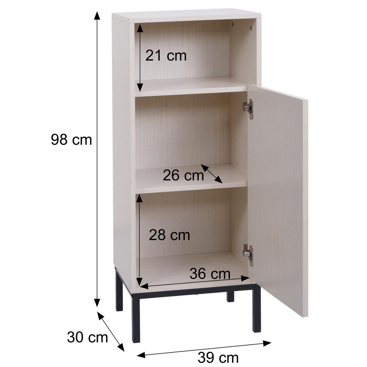 KOMMODE Braun - Braun, Holzwerkstoff (39/98/30cm) - MCW