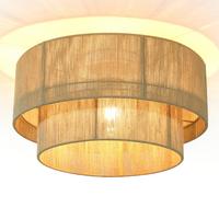 DECKENLEUCHTE Ceilume 40/40/27.5 cm - Braun, Textil (40/40/27.5cm) - ZMH