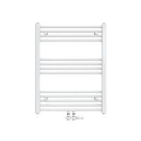 HEIZKÖRPER wasserführender Handtuchheizkörper Weiß 75/60/3 cm - Weiß, Metall (60/75/3cm) - EMKE