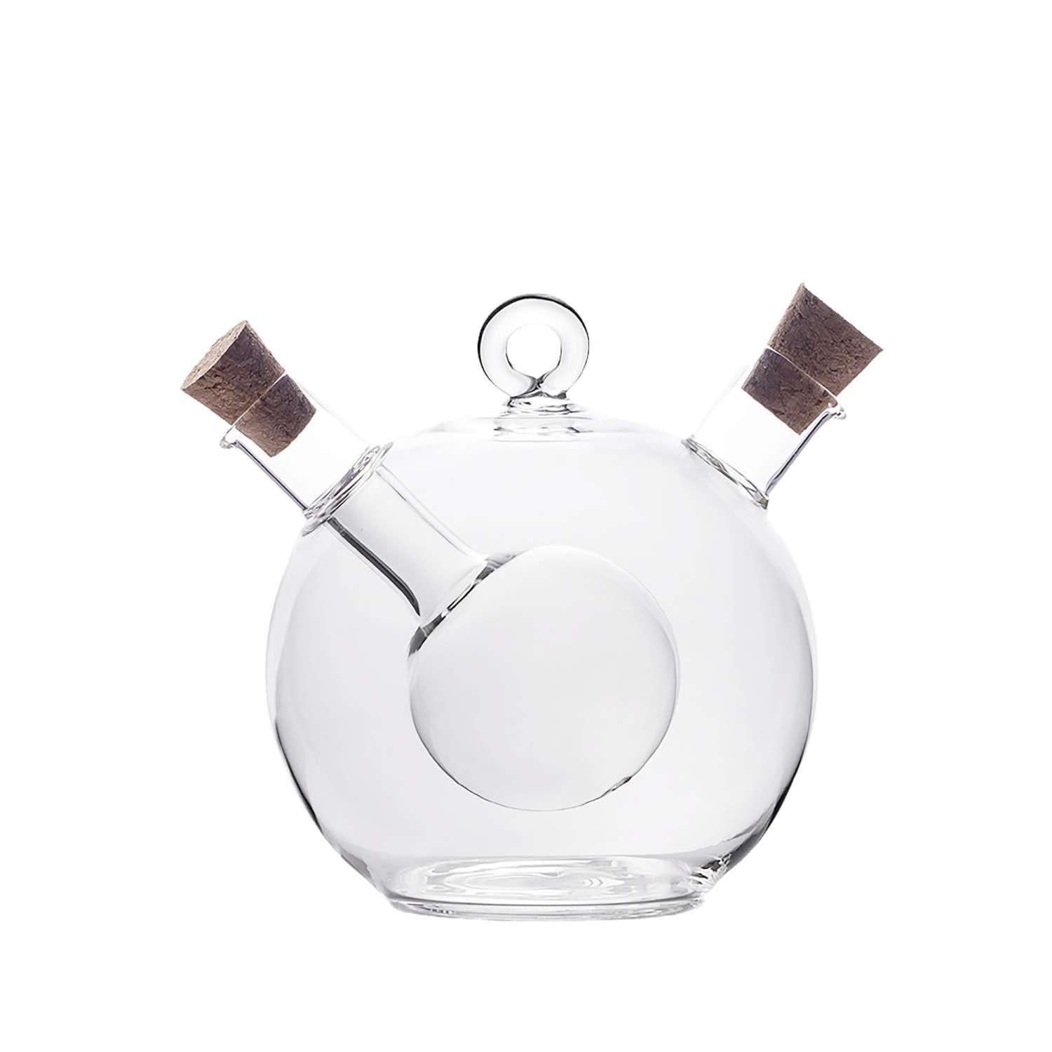 ESSIG- UND ÖLSPENDER 350ml/60ml - Transparent, Glas (10.5/11.5/13cm) - Intirilife