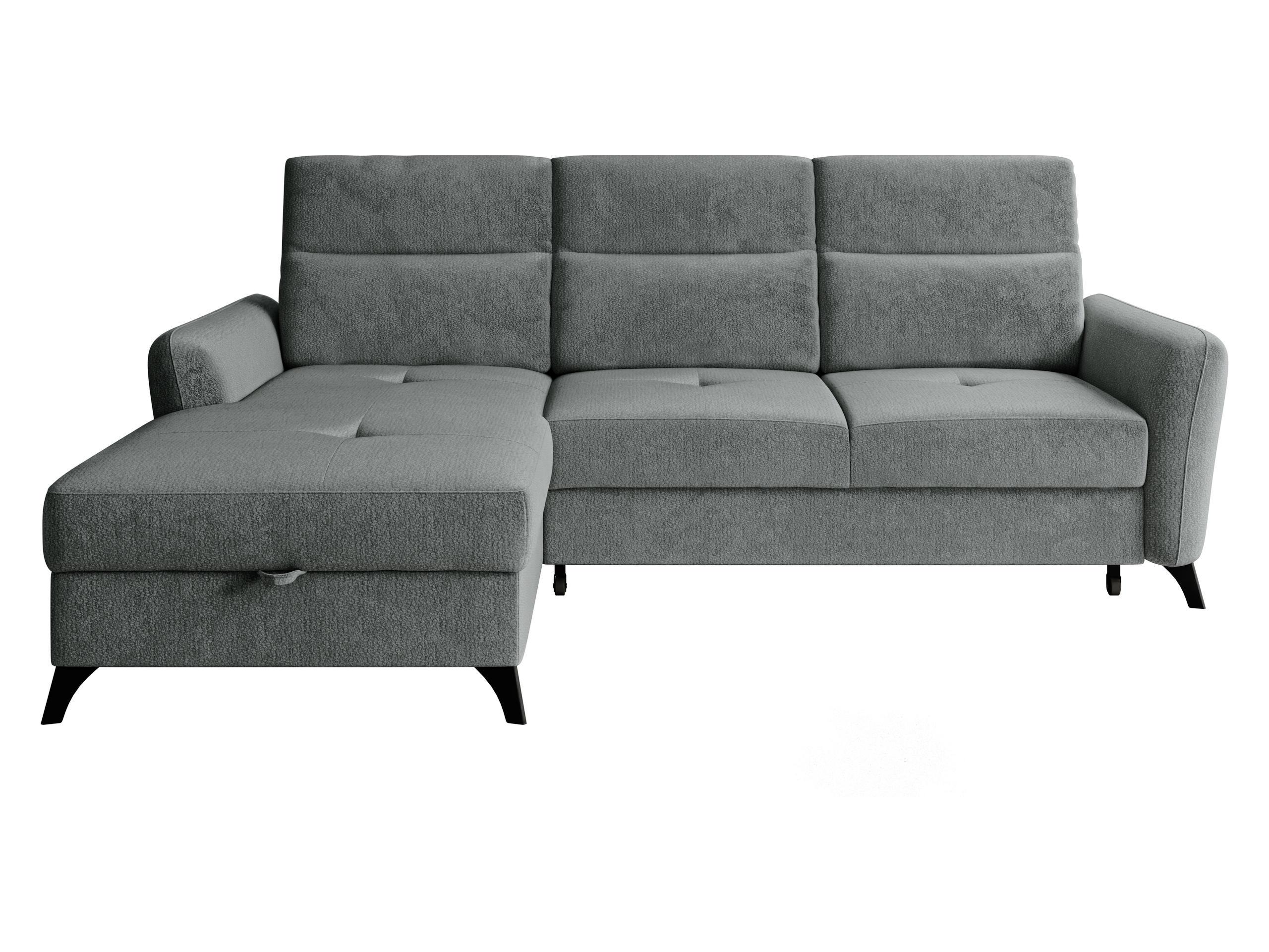 ECKSOFA Talia, Seite: Links LC-2R - Graphitfarben/Schwarz, Holz/Kunststoff (238/167cm) - MIRJAN24