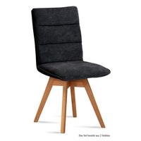ESSZIMMERSTUHL drehbar (2er-Set) Dorle 47x92x60 Eiche geölt/Anthrazit - Eichefarben/Anthrazit, Kunststoff (60/92/47cm) - 58aufmkessel