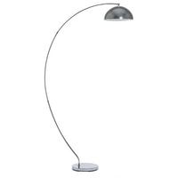 STEHLAMPE Kama 100/33/188 cm - Silberfarben, Metall (100/33/188cm) - Beliani