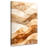 LEINWANDBILD 3D und geometrisch 20x30cm - Beige, Textil (20/30cm) - Feeby