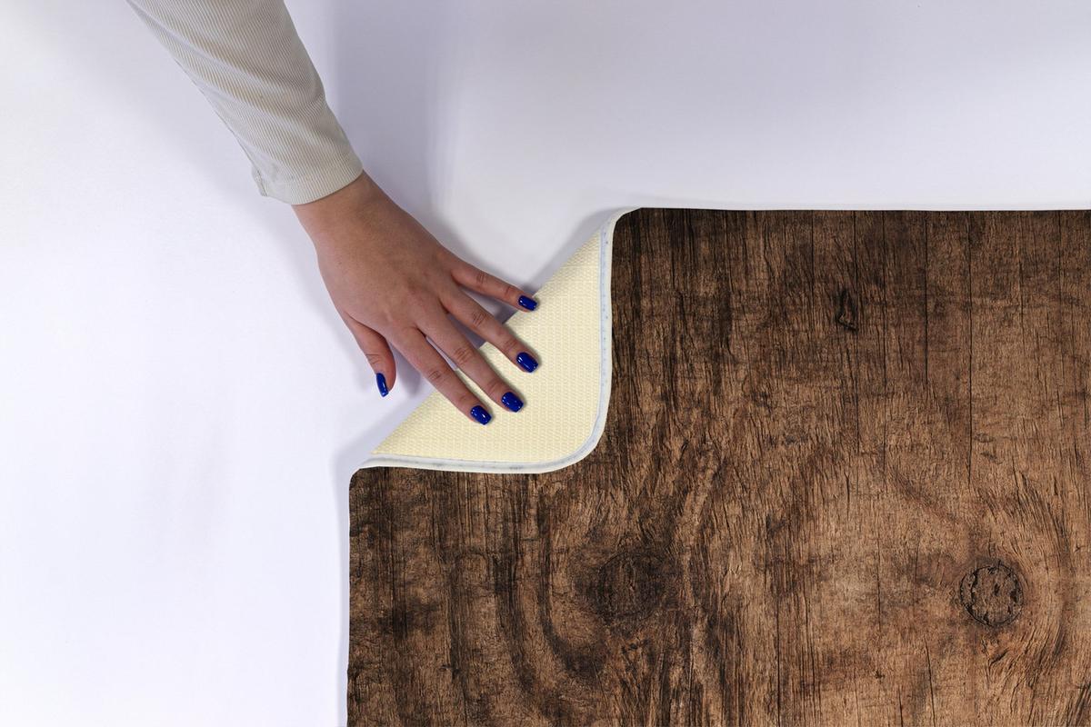 BADTEPPICH 75x45 cm Holz - Braun, Textil (75/45cm) - TULUP