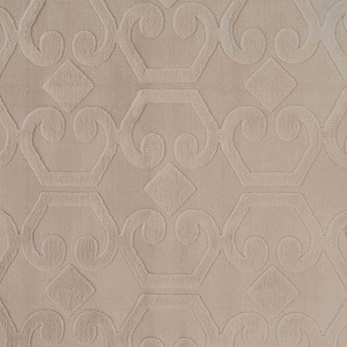 TEPPICH Beige 160/160 cm Gannett - Beige, Textil (160/160cm) - Beliani