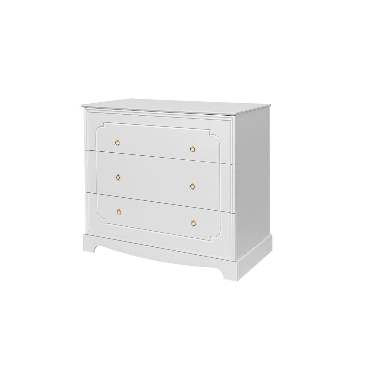 BABYZIMMER 2-teilig Royal Weiß - Weiß, Holzwerkstoff (103/90/50cm) - Petits-meubles
