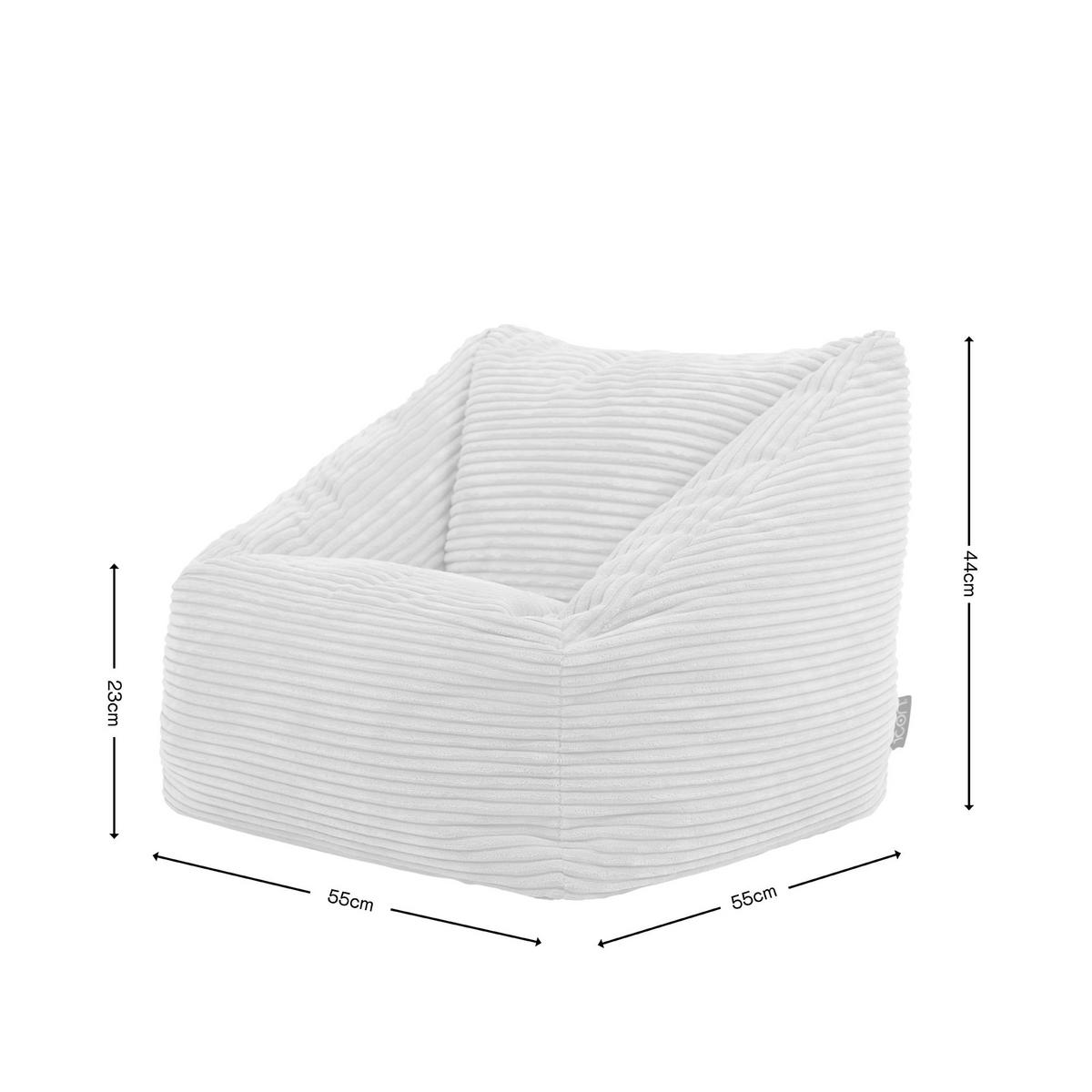 SITZSACK Flauschig für Kinder - Salbeigrün/Grün, Textil (55/44/55cm) - icon