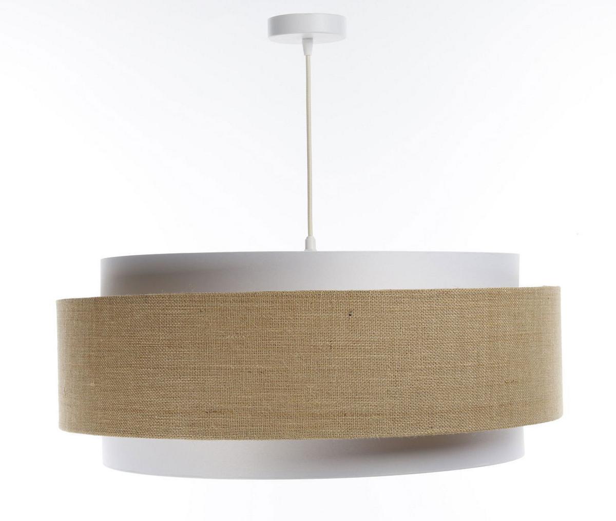 HÄNGELEUCHTE Beige 60/25 cm - Beige, Kunststoff (60/1/25cm) - ONZENO