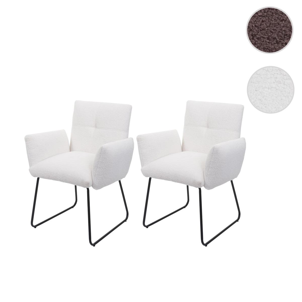 ESSZIMMERSTUHL Weiß 2er-Set - Weiß, Textil (79/87/52cm) - MCW
