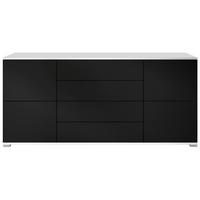 SIDEBOARD Rova Schwarz matt - Schwarz, Holzwerkstoff (166.5/75.5/35cm) - Vladon
