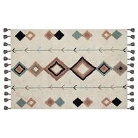 KURZFLOR-TEPPICH Eskisehir 200/140 cm - Multicolor, Textil (140/200cm) - Beliani