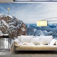 VLIESTAPETE Weiß 500/280 cm - Blau/Weiß, Textil (500/1cm) - KUNSTLOFT