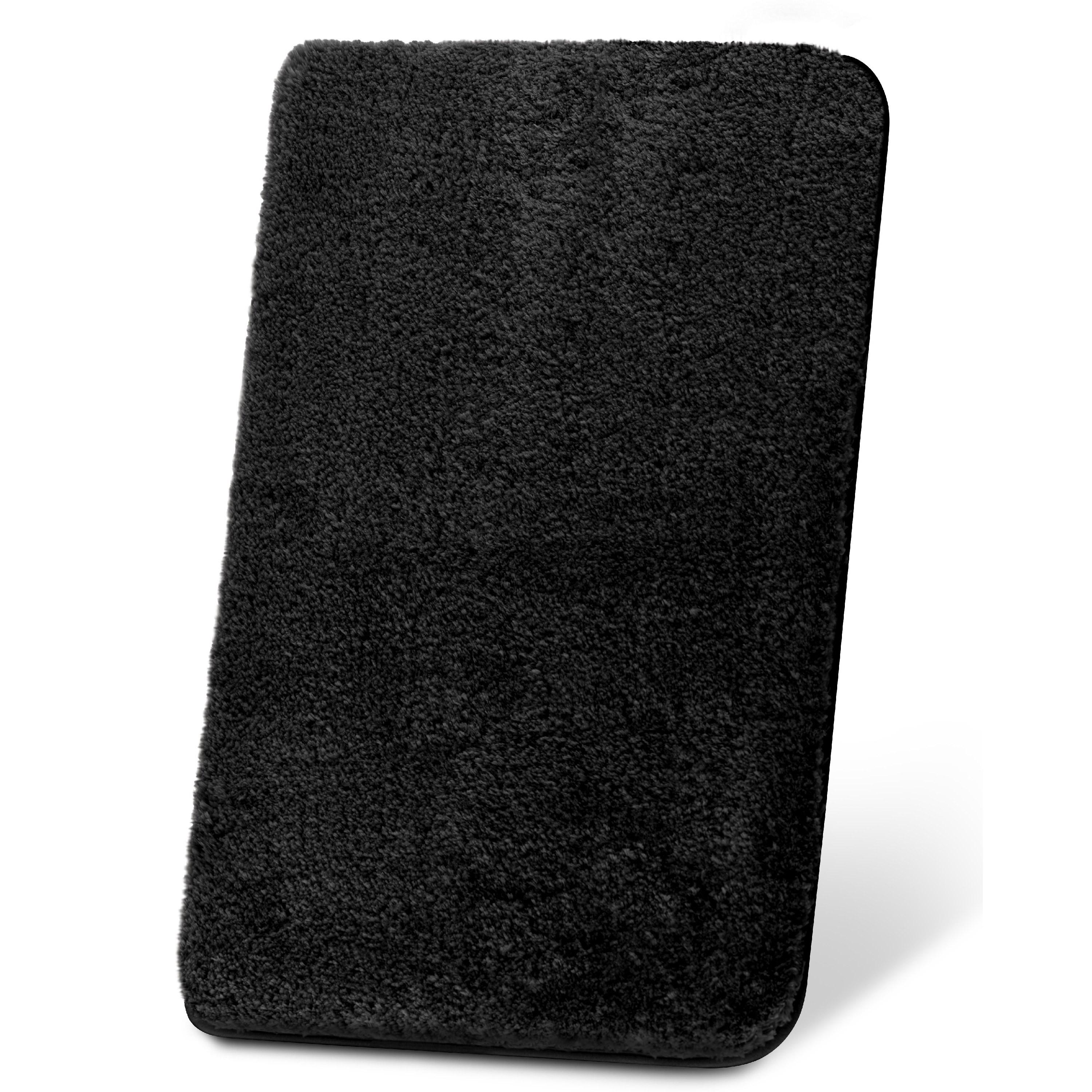 VORLEGER MATTE BeauMare FL 50/80cm Schwarz - Schwarz, Textil (50/80cm) - Beautissu 