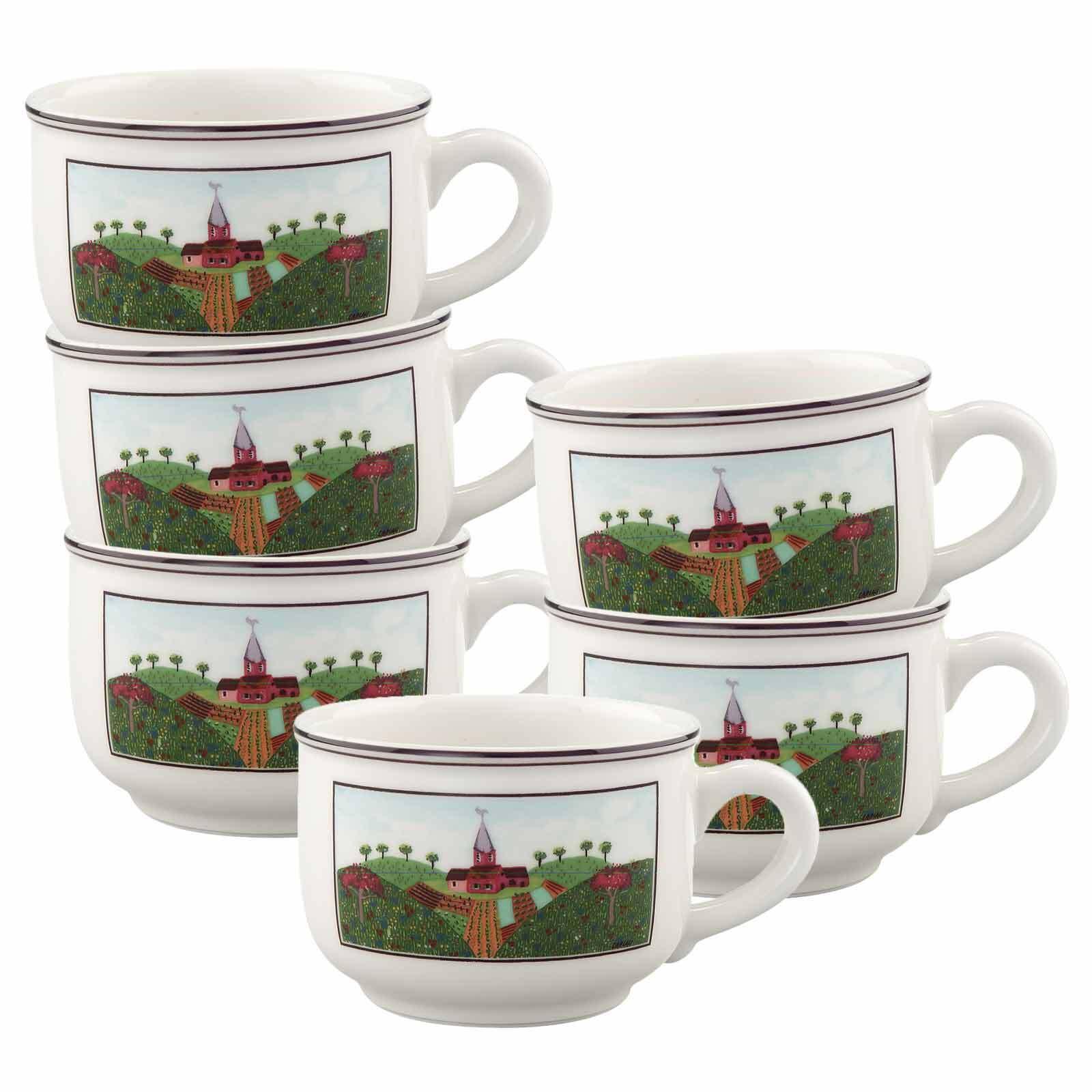 TEETASSEN Design Naif bunt 250 ml 6er Set - Multicolor, Keramik (0.25L) - Villeroy & Boch