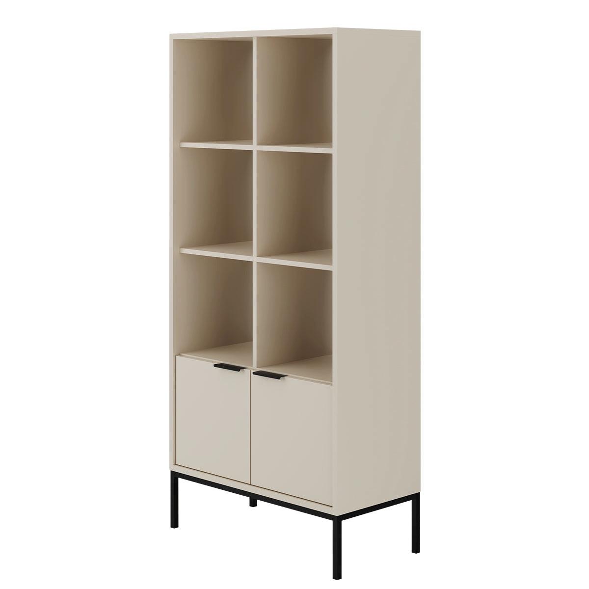 BÜCHERREGAL Seattle Kaschmir - Beige, Holzwerkstoff (80/171.3/40cm) - Petits-meubles