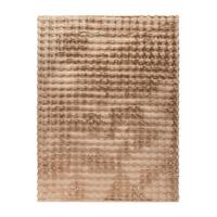HOCHFLORTEPPICH Rauten Beige 120 x 160 cm - Beige, Kunststoff (120/160cm) - TT Home