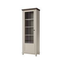 VITRINE EVANDRO 200 / 71 cm in Beige - Beige, Holzwerkstoff (71/200/42cm) - MASSENO