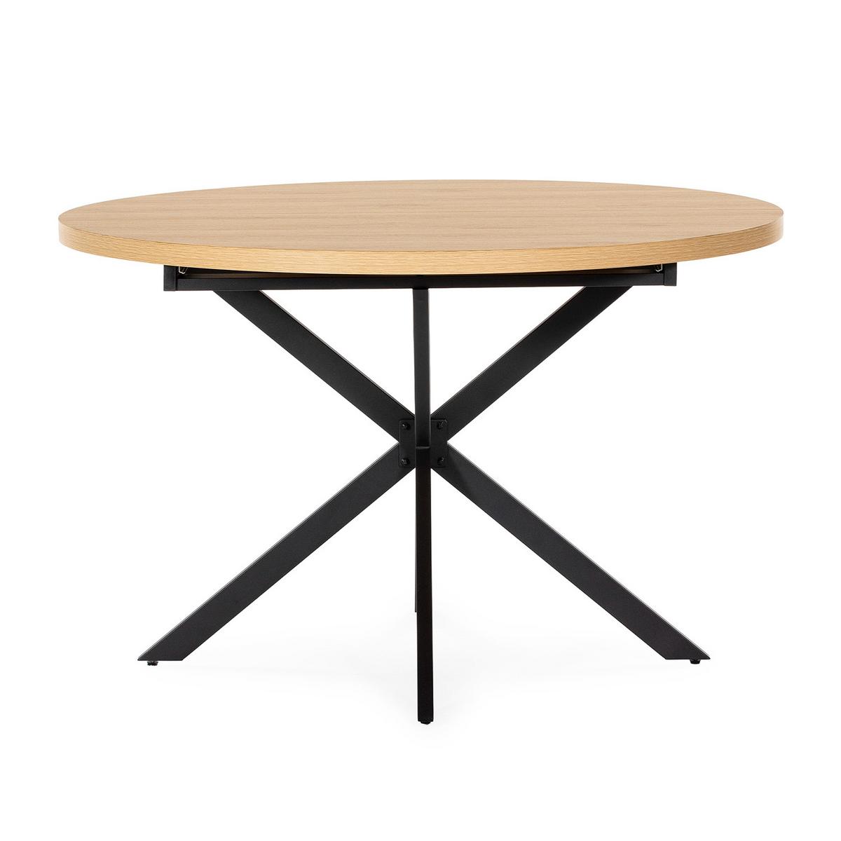 ESSTISCH Murano Eiche-Optik, 120-160 cm - Eichefarben, Holzwerkstoff (120/120/75cm) - VS Venta-stock