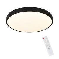 LED-DECKENLEUCHTE Quirinus 28/28/3 cm - Schwarz, Kunststoff (28/28/3cm) - Nettlife
