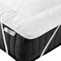 MATRATZENTOPPER 140/200 cm Aizkorri - Weiß, Textil (140/200cm) - Beliani