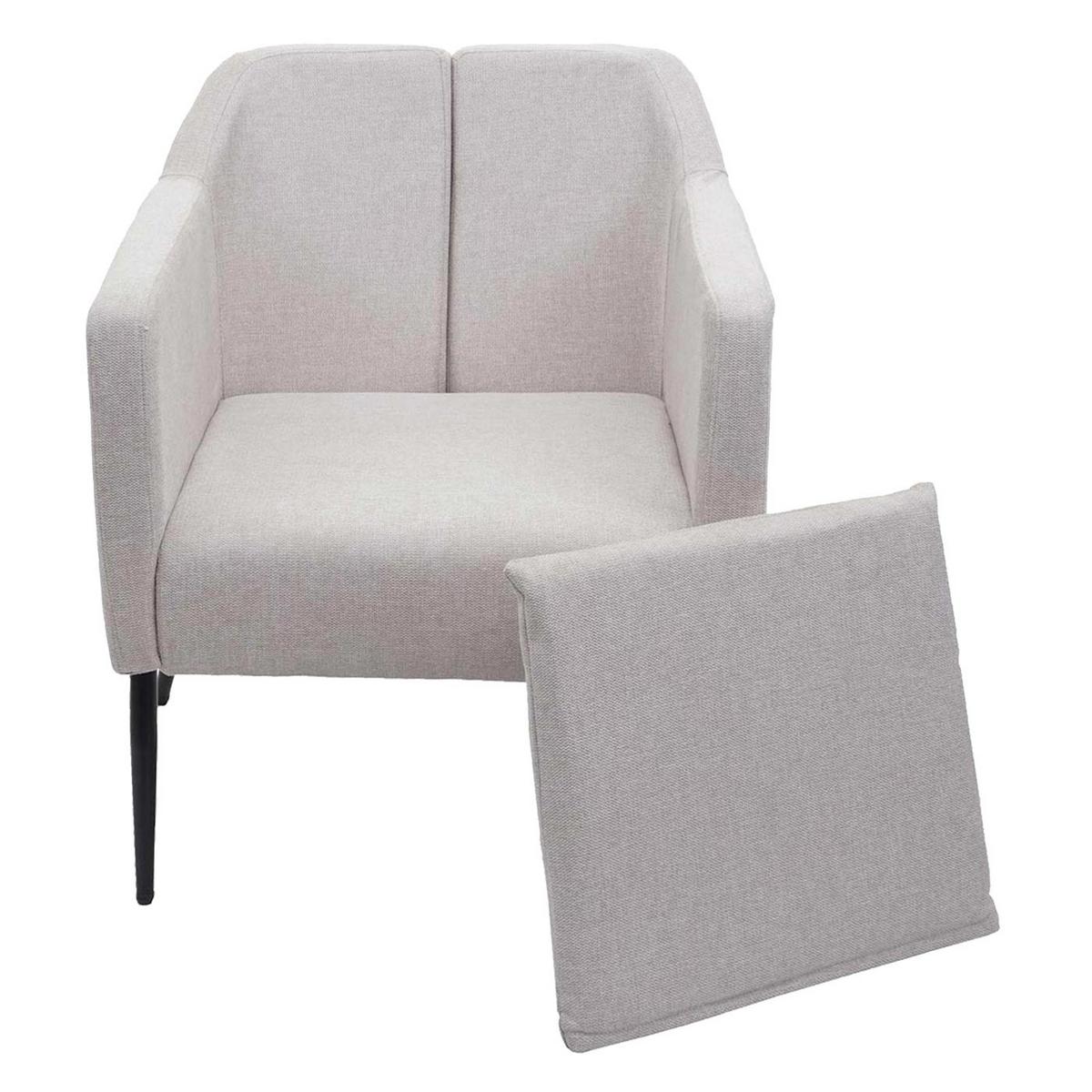 RELAXSESSEL H93A Beige - Beige, Textil (70/92/70cm) - MCW
