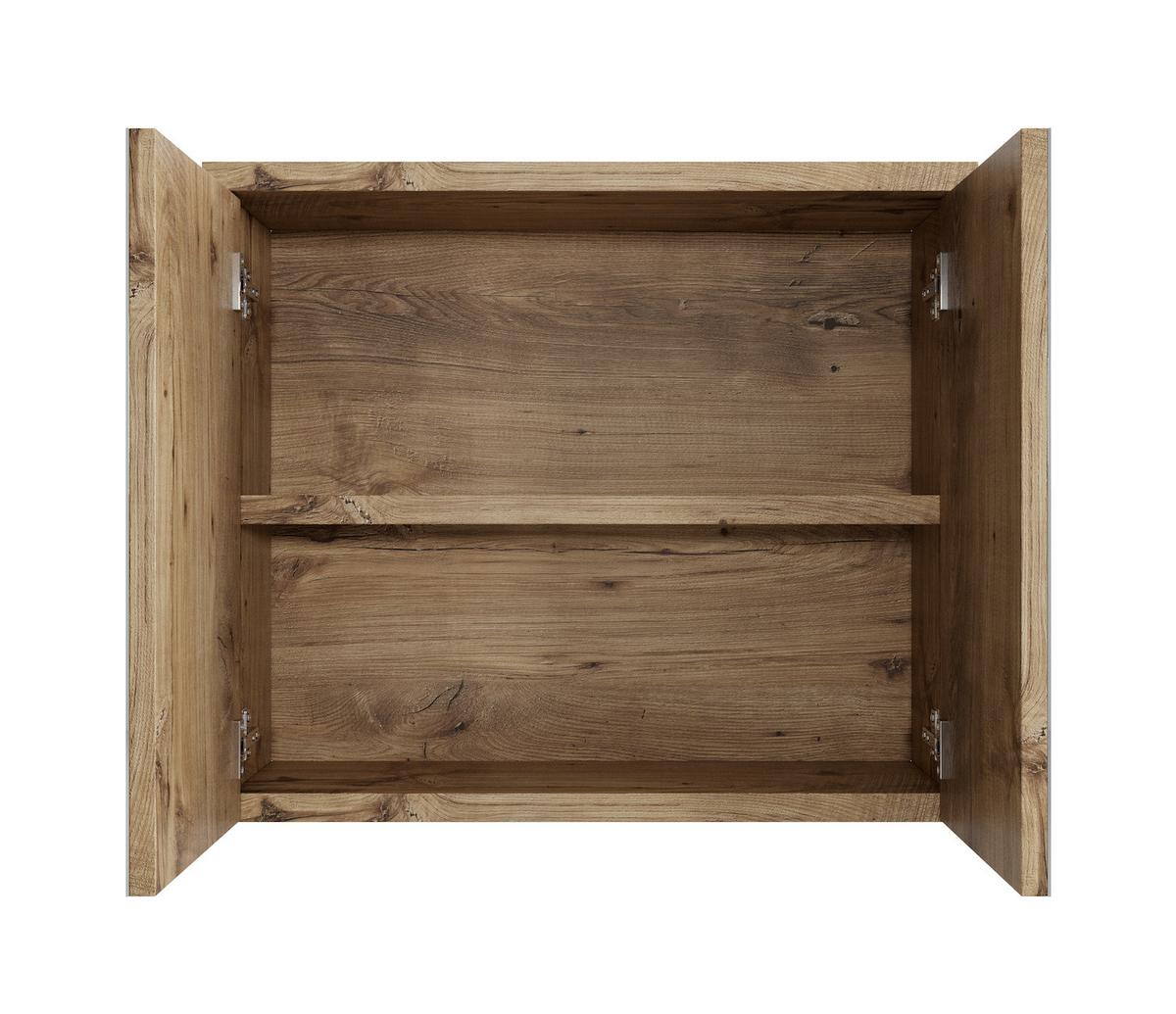 SPIEGELSCHRANK Toledo Kastanien Eiche - 80 x 20 x 60 cm - Kastanienfarben/Eichefarben, Holz (80/60/20cm) - Badplaats