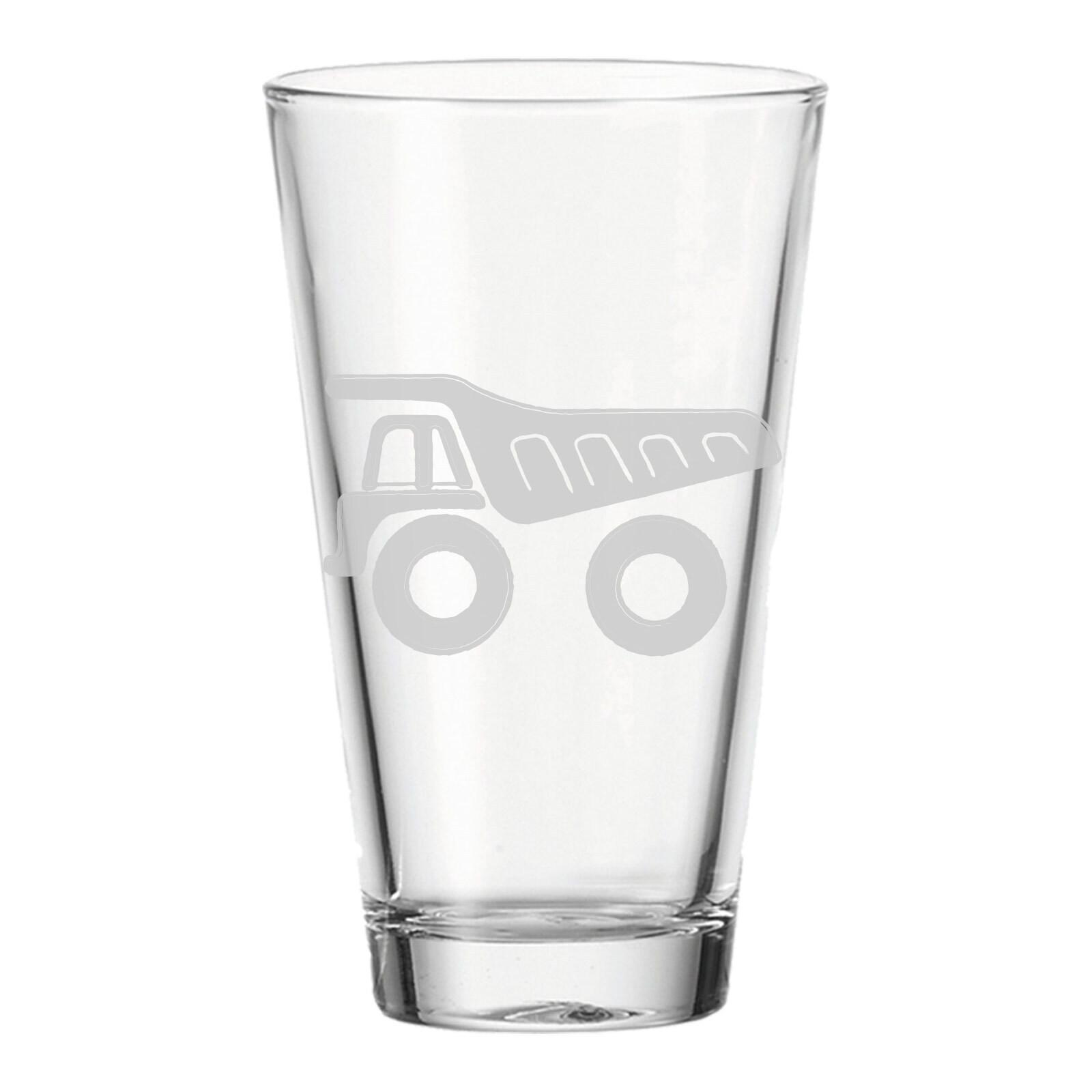 KINDERBECHER Kipper transparent 300 ml - Transparent, Glas (0.3L) - LUXENTU