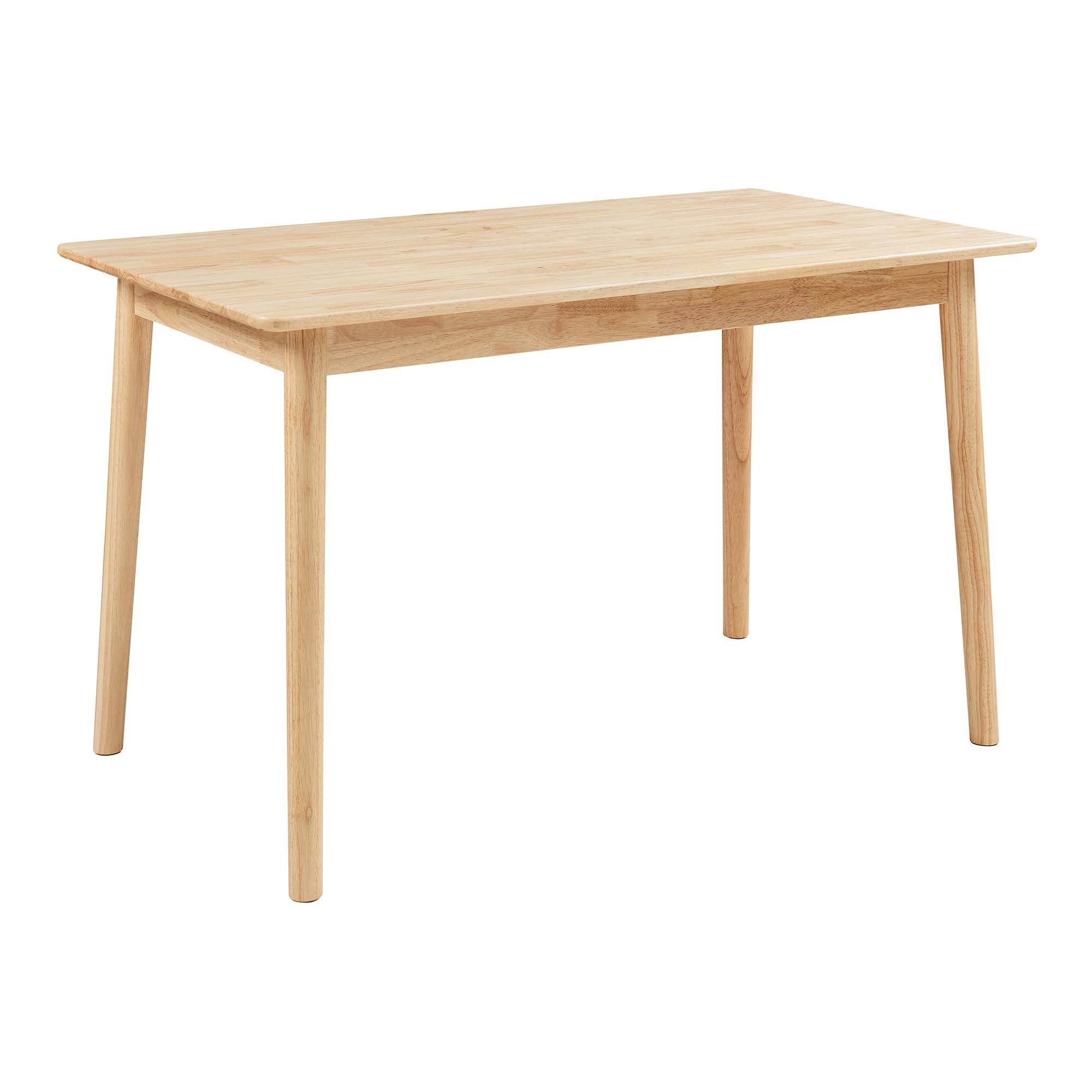 ESSTISCH Klijori - Naturfarben, Holz (70/120/73.5cm) - [en.casa]