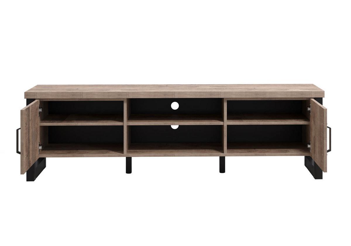 LOWBOARD Emile Eiche Dekor - Eichefarben, Holzwerkstoff (166/166/50cm) - ebuy24