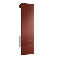 GARDEROBE Carlton Paneel in Bordeaux Hochglanz - Bordeaux, Holzwerkstoff (52/193/35cm) - Vladon