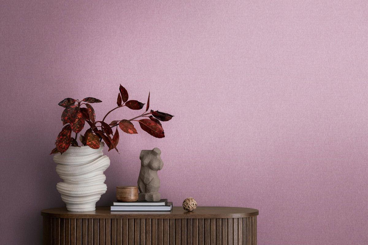 VLIESTAPETE Lila 53/1005 cm - Lila, Textil (53/1cm) - KUNSTLOFT