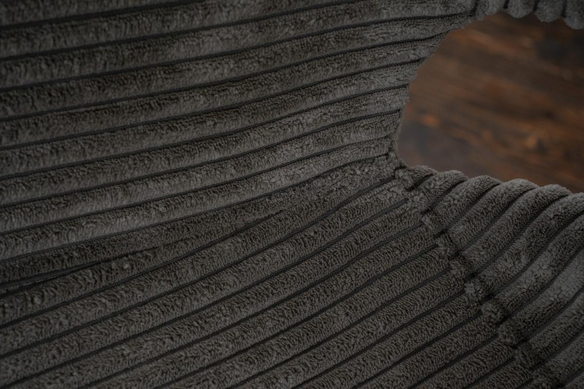 ESSZIMMERSTUHL ZAJA Grau Cord (1er-Set) - Grau, Textil (57/82/59cm) - KAWOLA