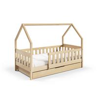 KINDERBETT BELLA mit Bettkasten 80x190 cm Kieferfarben - Kieferfarben, Holz (80/190cm) - MASSENO