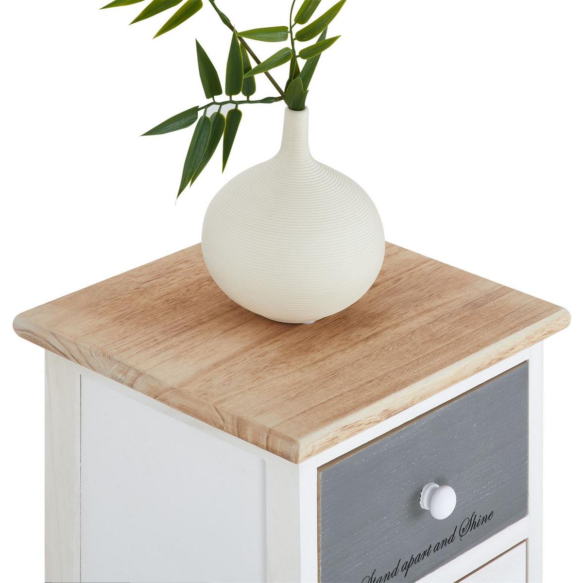 KOMMODE AVIANO weiß - Weiß, Holz (29/91/27cm) - CARO-Möbel