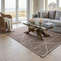 FLACHWEBTEPPICH Braderup 60x100 cm - Rot, Textil (60/100cm) - Sansibar SYLT