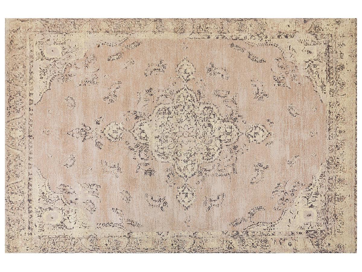 KURZFLOR-TEPPICH Matarim 300/200 cm - Beige, Textil (200/300cm) - Beliani