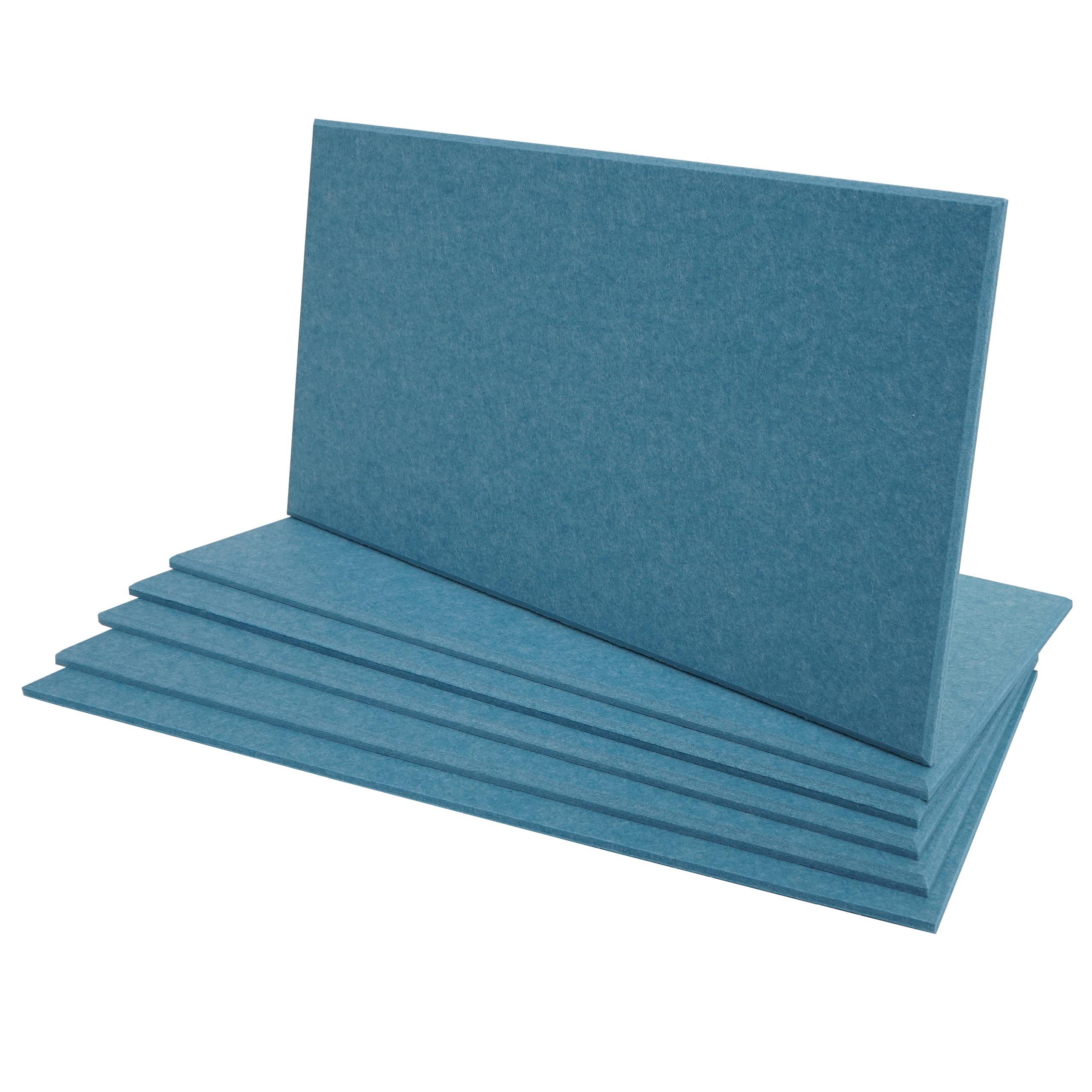 AKUSTIKWANDPANEEL Blau Komplett-Set - Blau, Textil (30/60/1cm) - MCW