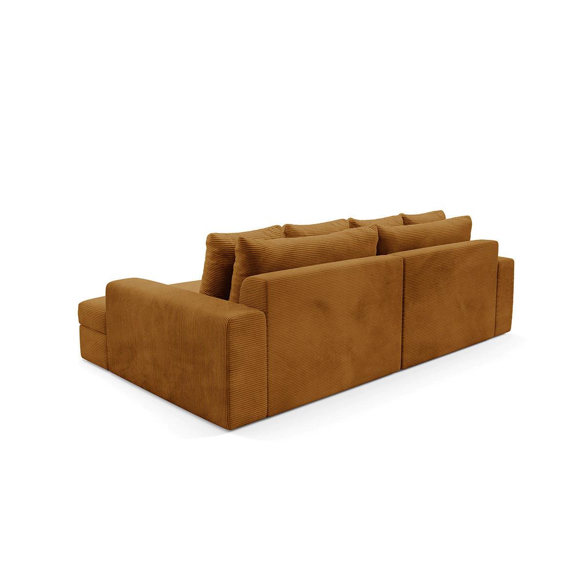 ECKSOFA Paola 3 Sitzplätze Senfgelb - Gelb, Holz (272/167cm) - Petits-meubles