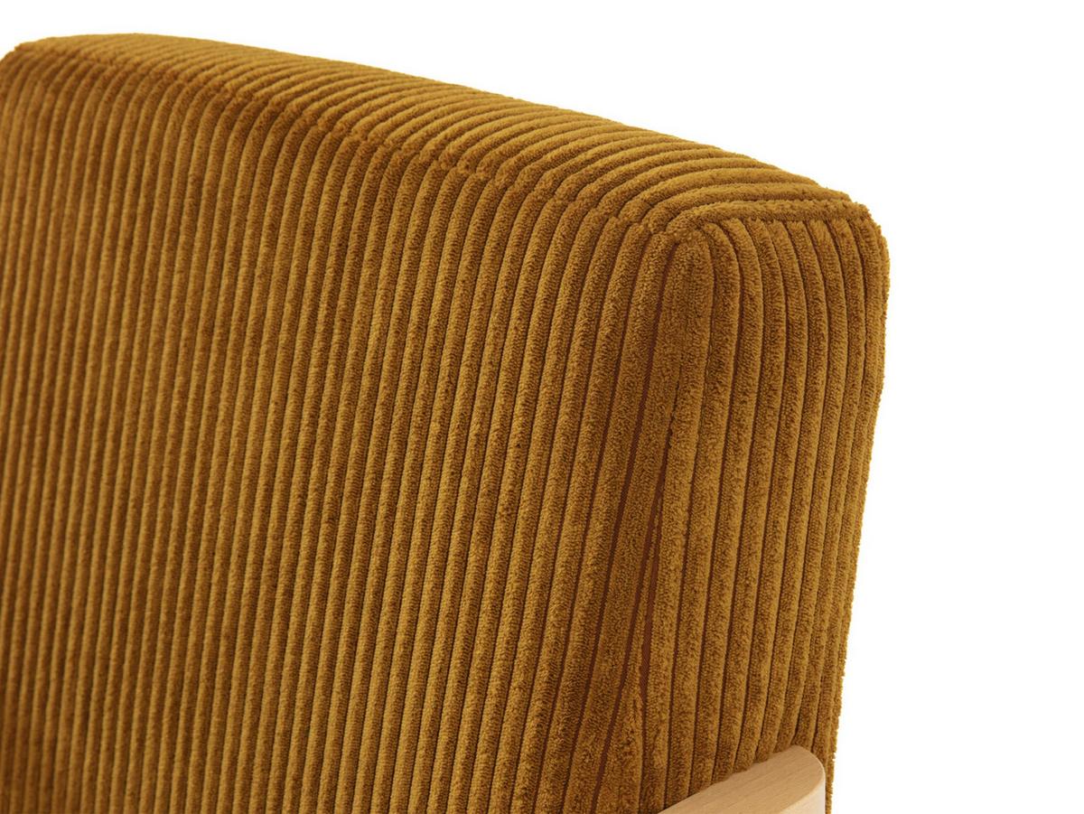 SESSEL Retro Cord - Rosa/Naturfarben, Holz/Textil (59/76/67cm) - MIRJAN24