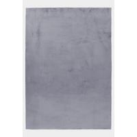 KURZFLORTEPPICH Waschbar NECKAR, einfarbig, aus Polyester, Grau, 60 x 110 cm - Grau, Textil (110/60cm) - KADIMA DESIGN